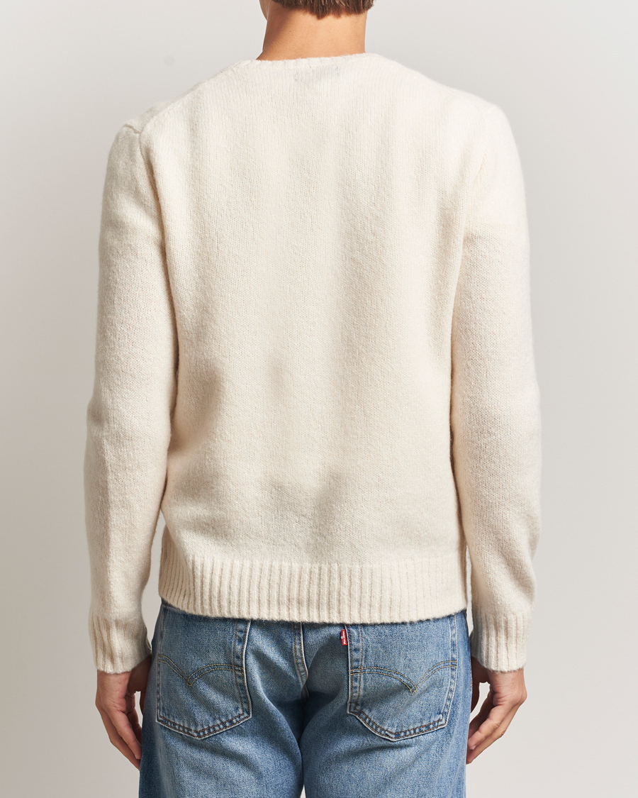 Herre | Trøjer | Polo Ralph Lauren | Alpaca Crew Neck Sweater Cream Tonal