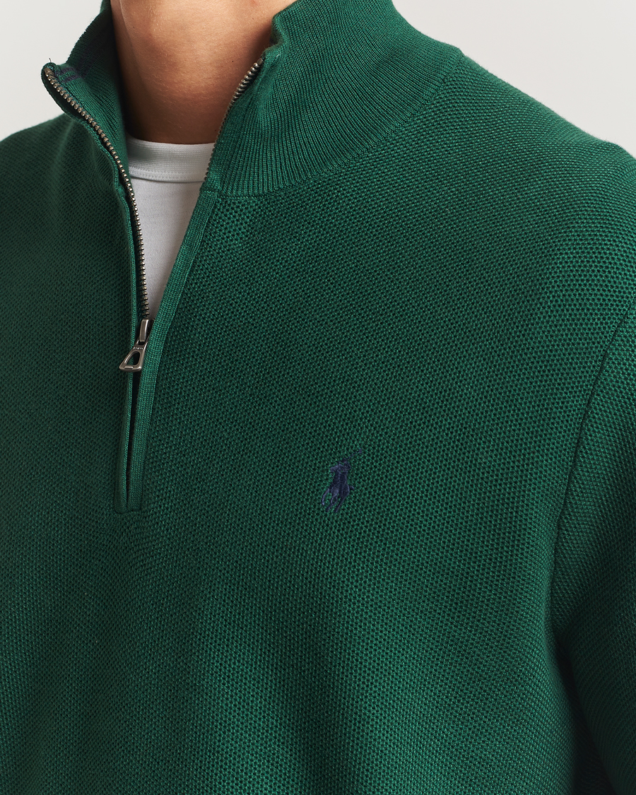 Herre | Trøjer | Polo Ralph Lauren | Textured Half Zip Vintage Pine