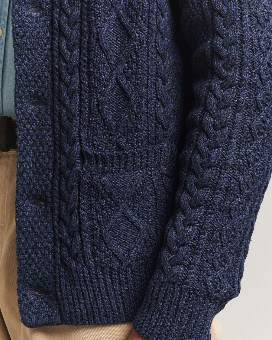 Herre | Trøjer | Polo Ralph Lauren | Cotton Shawl Cardigan Navy Heather