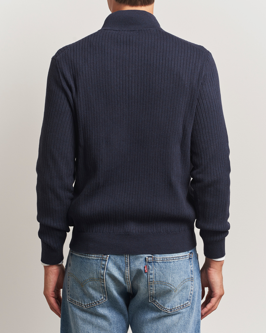Herre | Trøjer | Polo Ralph Lauren | Cotton Half Zip Navy Heather