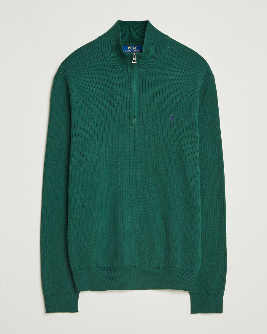 Herre | Trøjer | Polo Ralph Lauren | Cotton Half Zip Vintage Pine