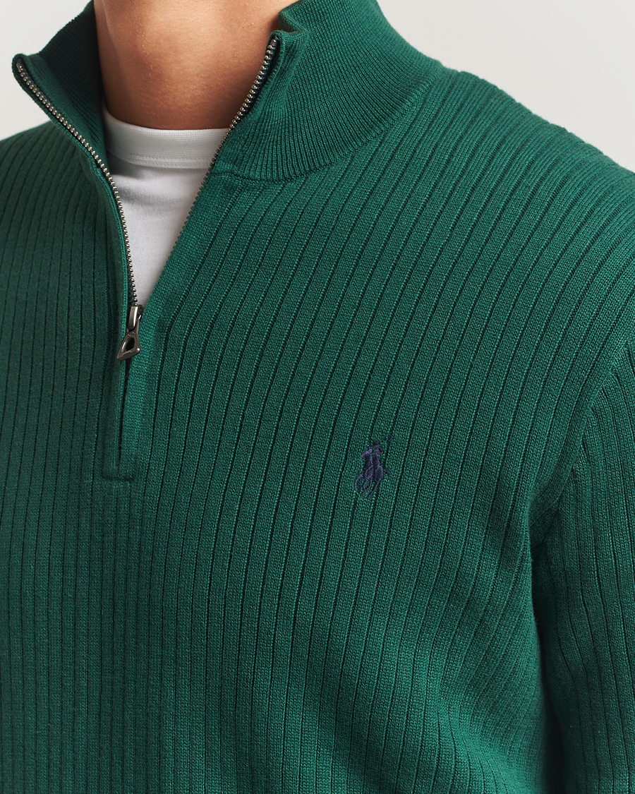 Herre | Trøjer | Polo Ralph Lauren | Cotton Half Zip Vintage Pine