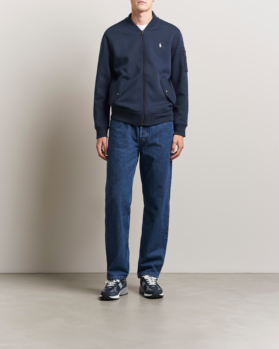 Herre | Trøjer | Polo Ralph Lauren | Double Knitted Sweatshirt Aviator Navy