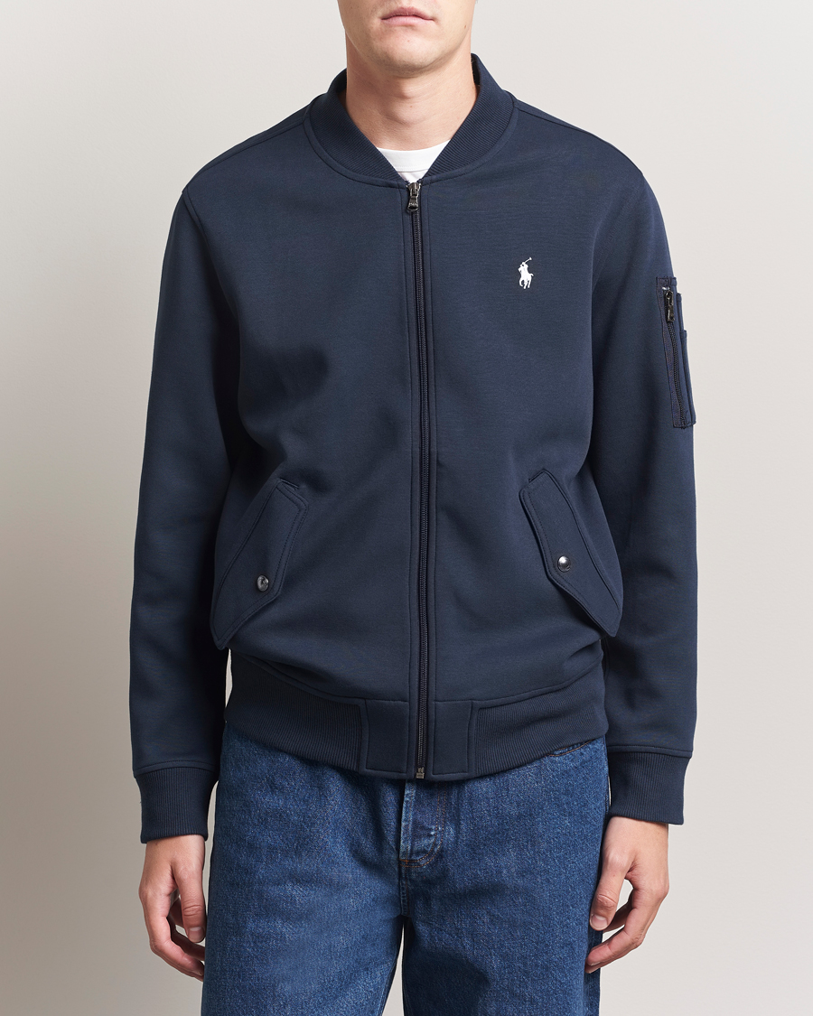 Herre | Trøjer | Polo Ralph Lauren | Double Knitted Sweatshirt Aviator Navy