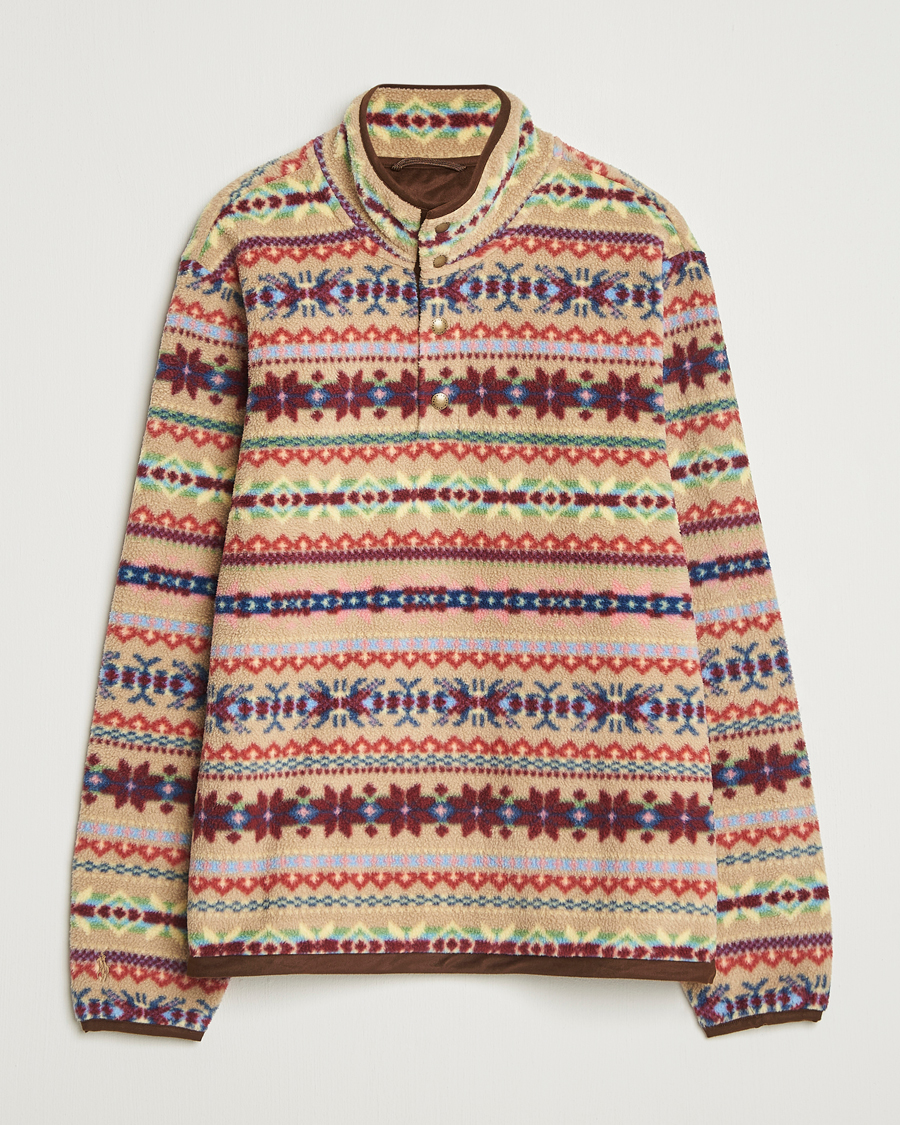 Herre | Trøjer | Polo Ralph Lauren | Printed Fleece Camel Combo