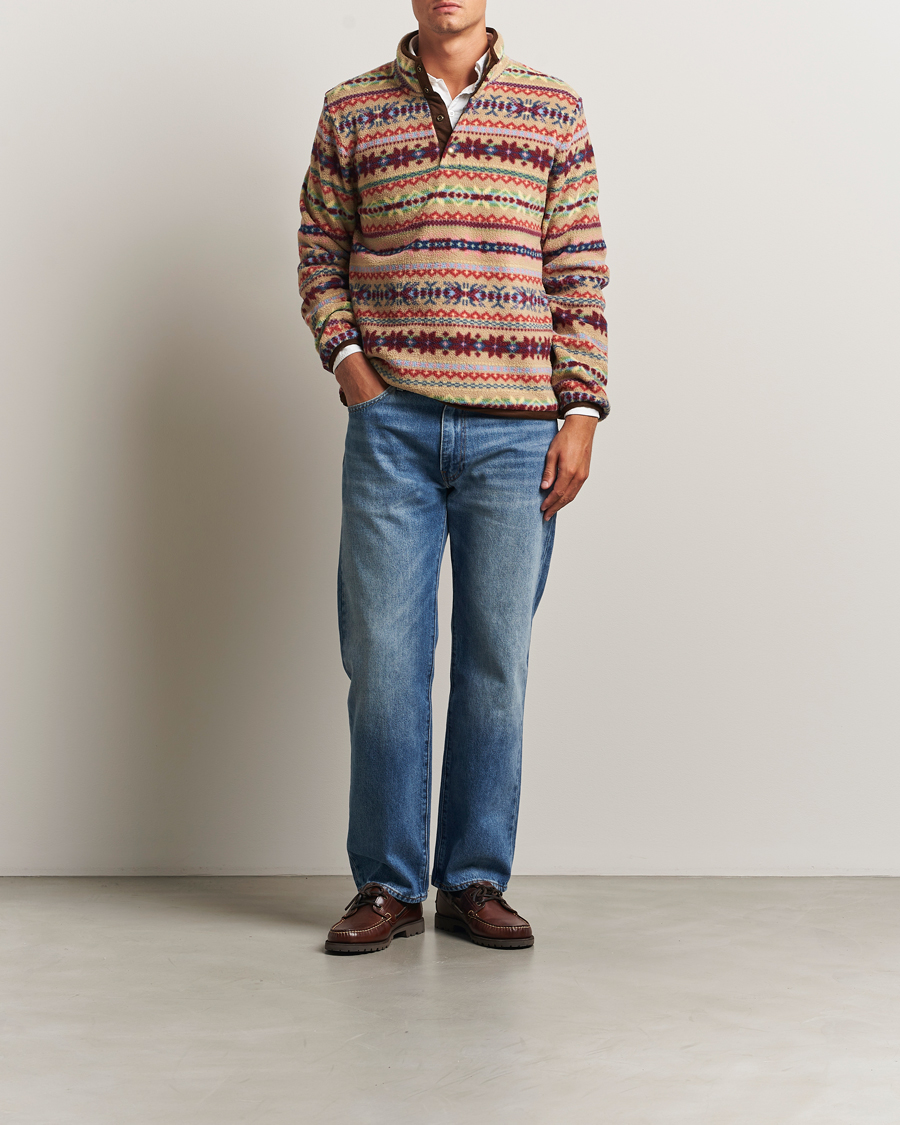 Herre | Trøjer | Polo Ralph Lauren | Printed Fleece Camel Combo