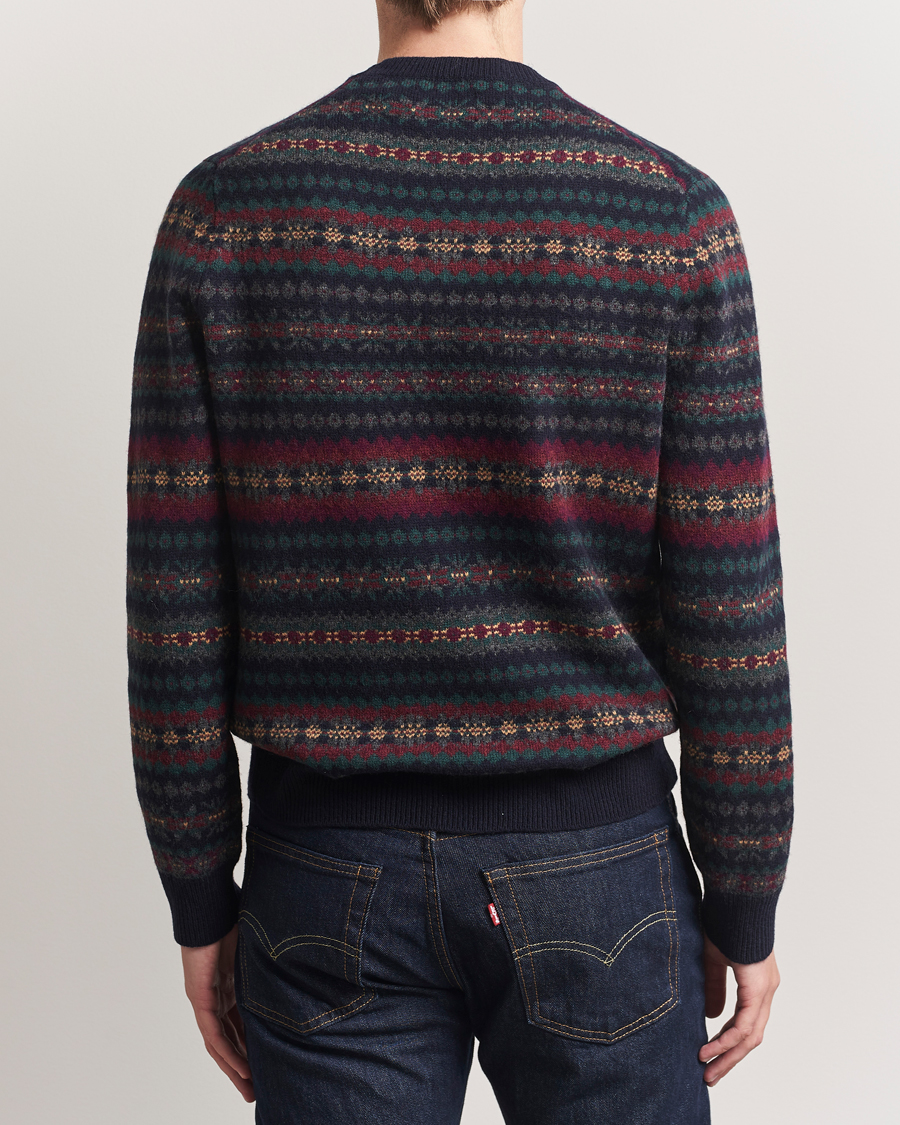 Herre | Trøjer | Polo Ralph Lauren | Fairisle Wool Sweater Navy Combo