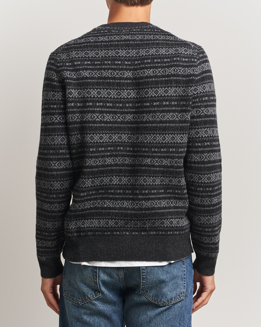 Herre | Trøjer | Polo Ralph Lauren | Fairisle Wool Sweater Charcoal Combo