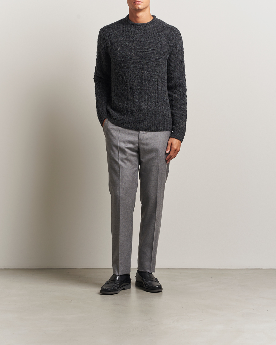 Herre | Trøjer | Polo Ralph Lauren | Wool Blend Sweater Dark Granite Heather