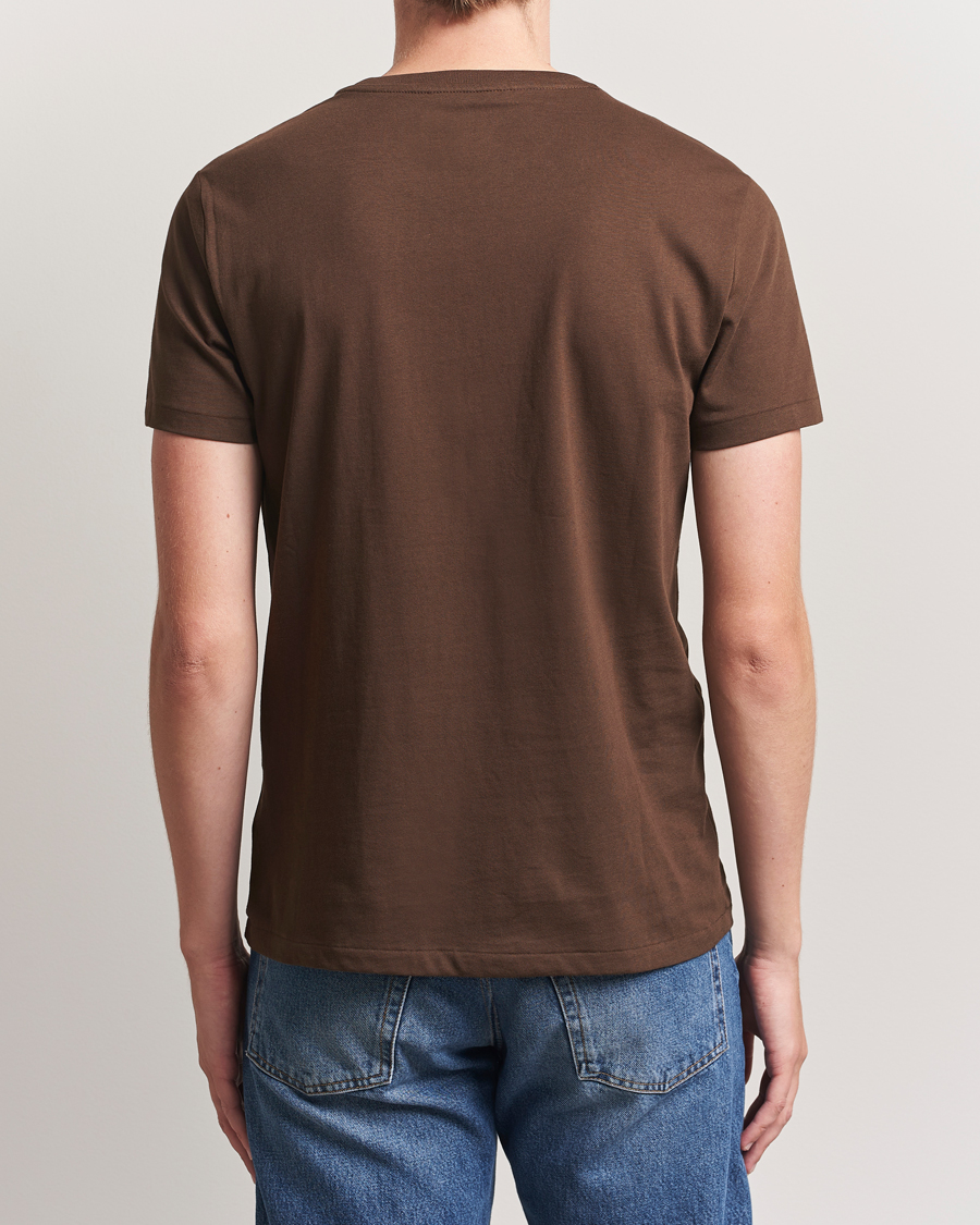 Herre | T-Shirts | Polo Ralph Lauren | Crew Neck T-Shirt Nutmeg Brown