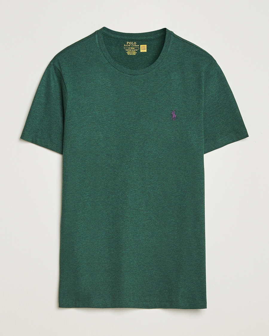 Herre | T-Shirts | Polo Ralph Lauren | Crew Neck T-Shirt Scotch Pine Heather
