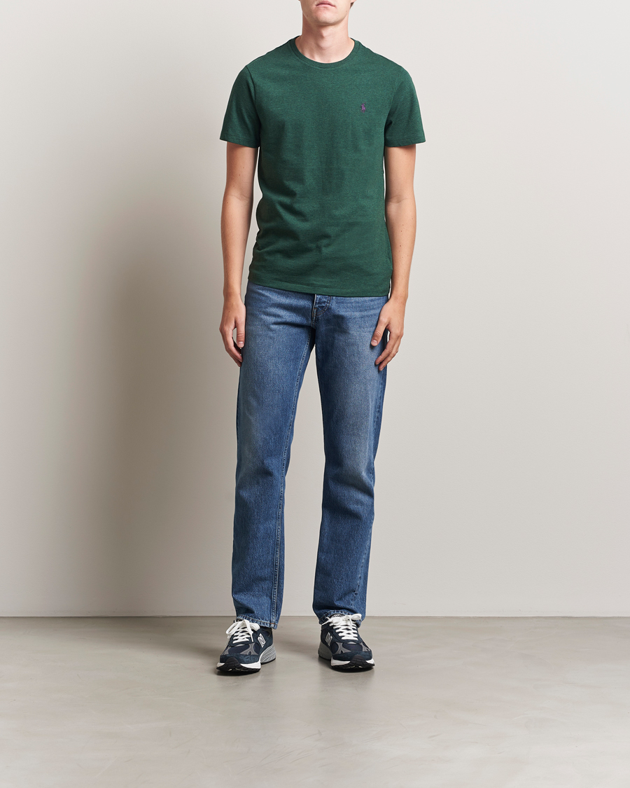 Herre | T-Shirts | Polo Ralph Lauren | Crew Neck T-Shirt Scotch Pine Heather