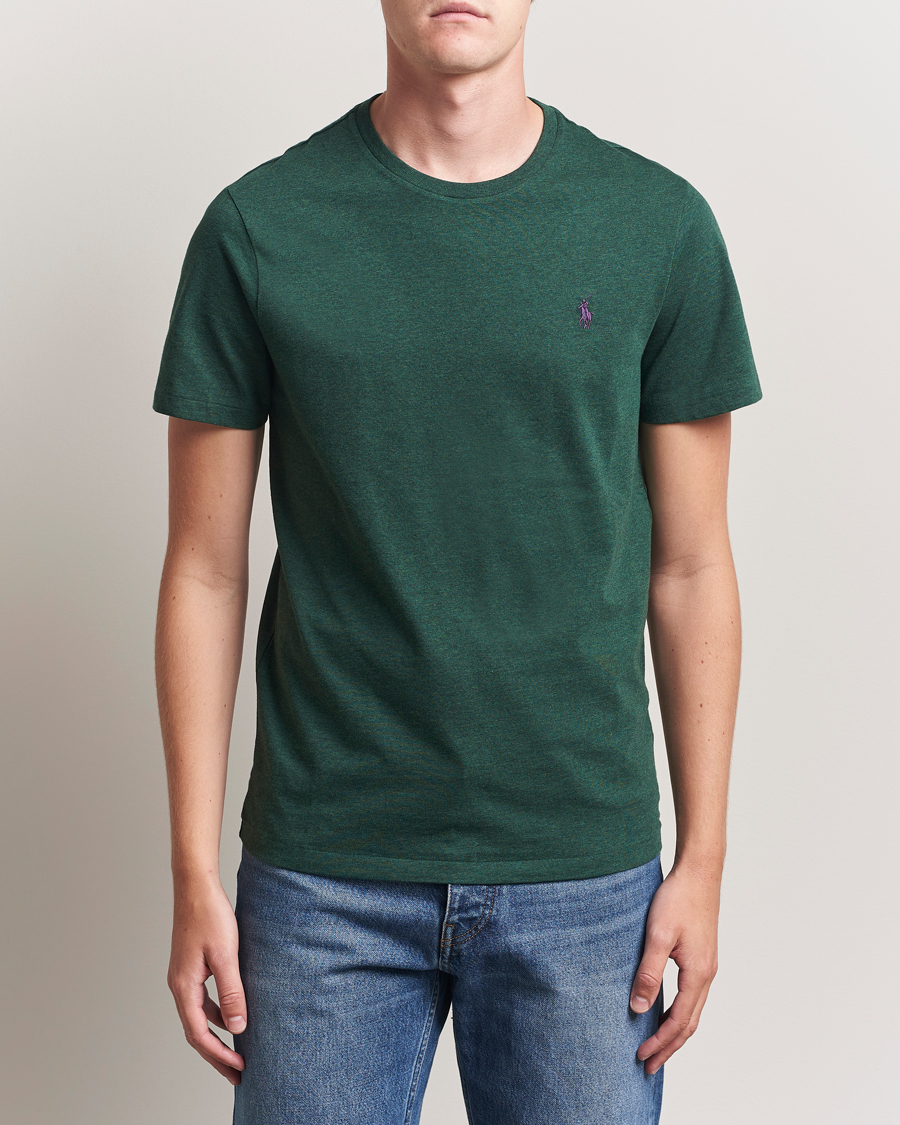 Herre | T-Shirts | Polo Ralph Lauren | Crew Neck T-Shirt Scotch Pine Heather