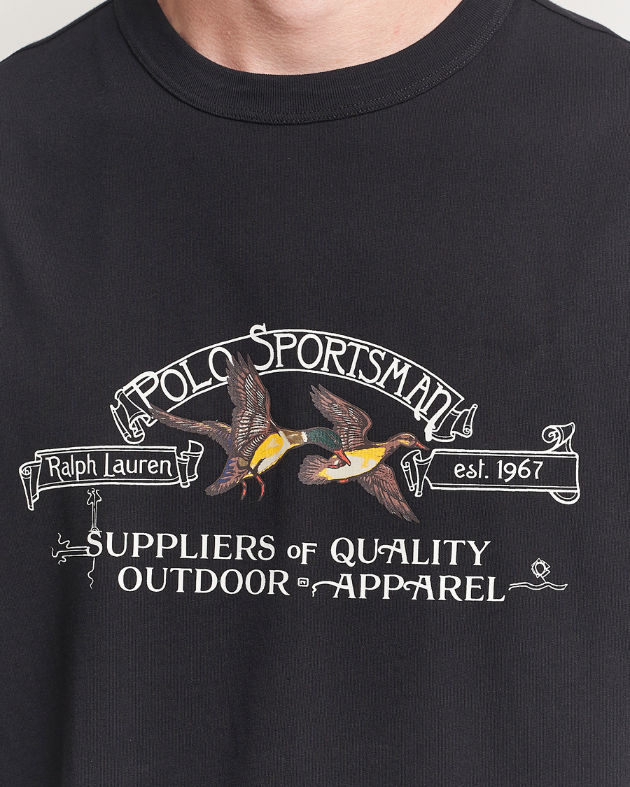 Herre | T-Shirts | Polo Ralph Lauren | Classic Fit Logo T-Shirt Polo Black