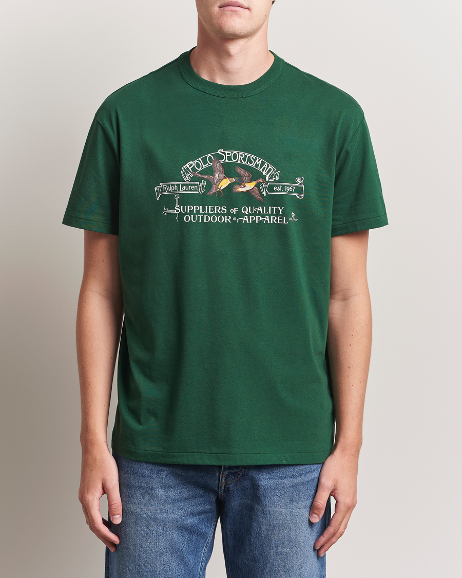 Herre | T-Shirts | Polo Ralph Lauren | Classic Fit Logo T-Shirt Vintage Pine