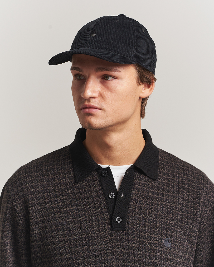 Herre | Hatte & kasketter | Carhartt WIP | Harlem Cord Cap Black