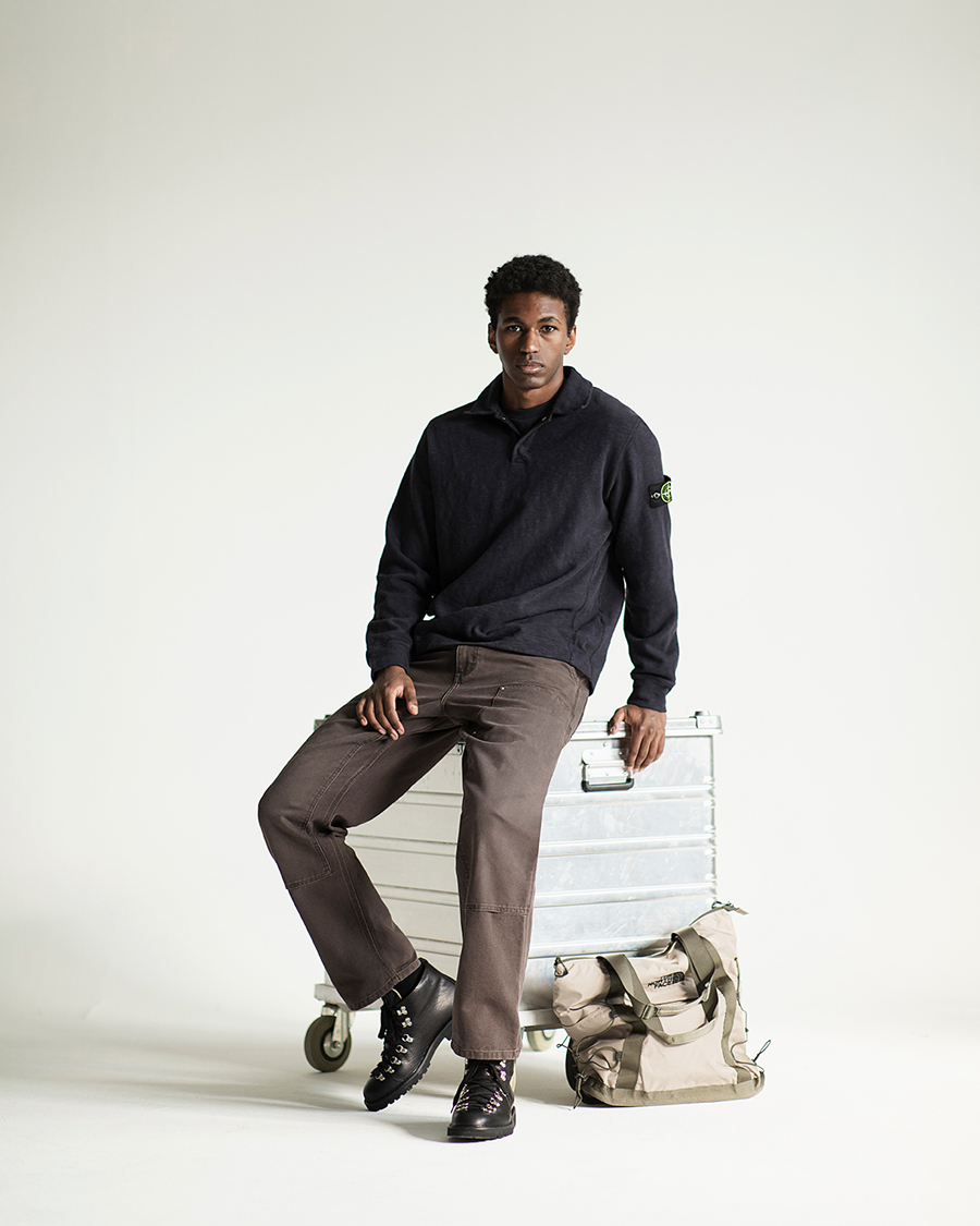 Herre | Bukser | Carhartt WIP | Double Knee Pants Tobacco