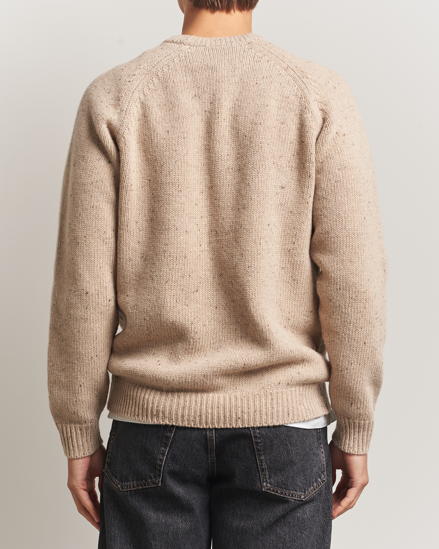 Herre | Trøjer | Carhartt WIP | Anglistic Wool/Cotton Sweater Fleur De Sel
