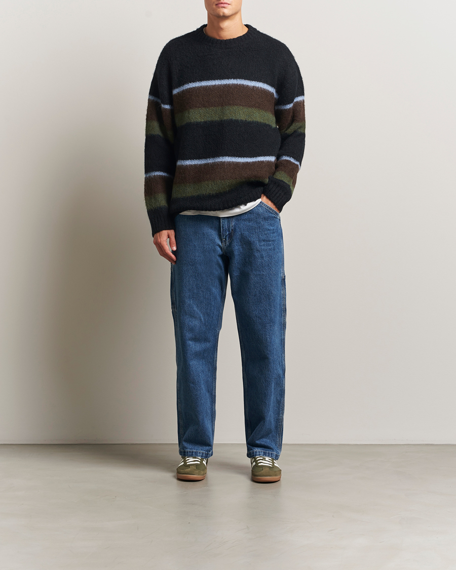Herre | Trøjer | Carhartt WIP | Merton Striped Alpaca Sweater Palisander