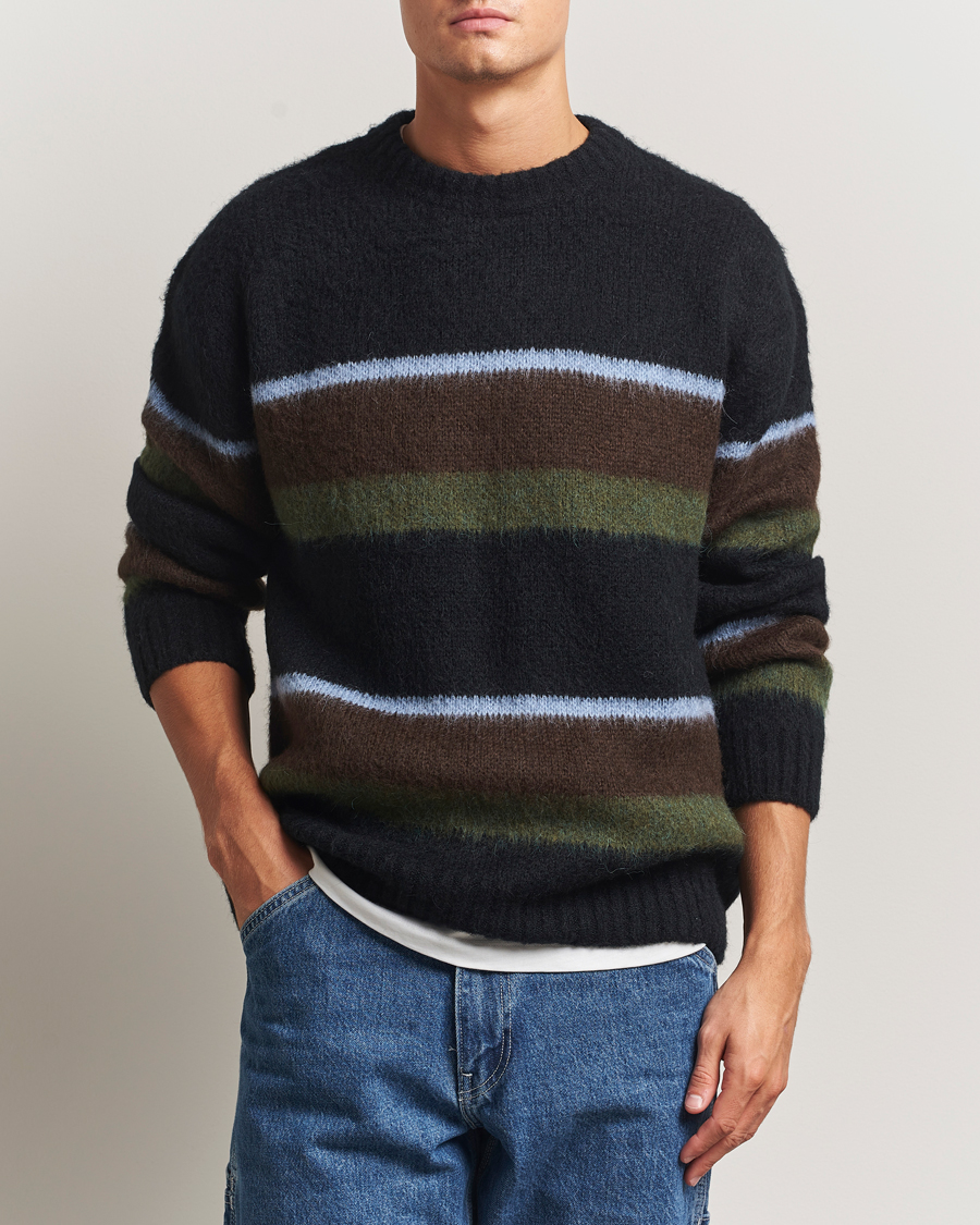 Herre | Trøjer | Carhartt WIP | Merton Striped Alpaca Sweater Palisander