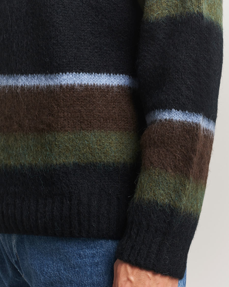 Herre | Trøjer | Carhartt WIP | Merton Striped Alpaca Sweater Palisander