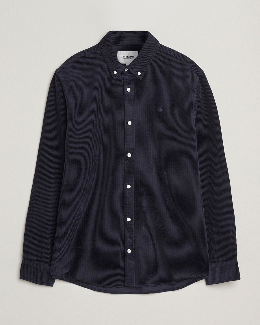 Herre | Skjorter | Carhartt WIP | Madison Cord Shirt Dark Navy