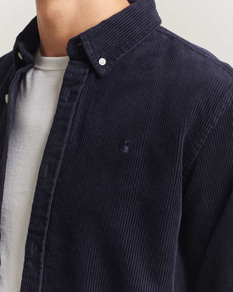 Herre | Skjorter | Carhartt WIP | Madison Cord Shirt Dark Navy