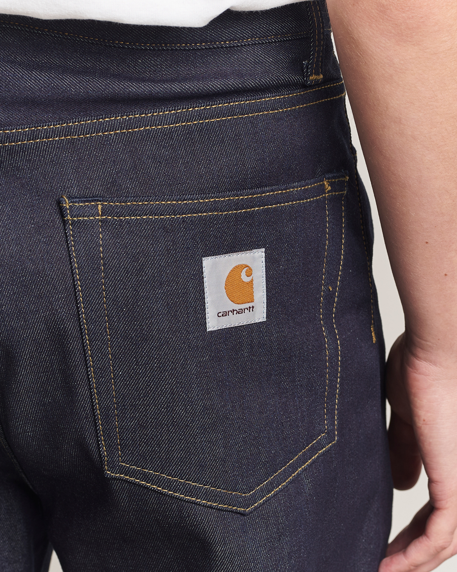 Herre | Jeans | Carhartt WIP | Landon Pant Robertson Denim Blue Rigid