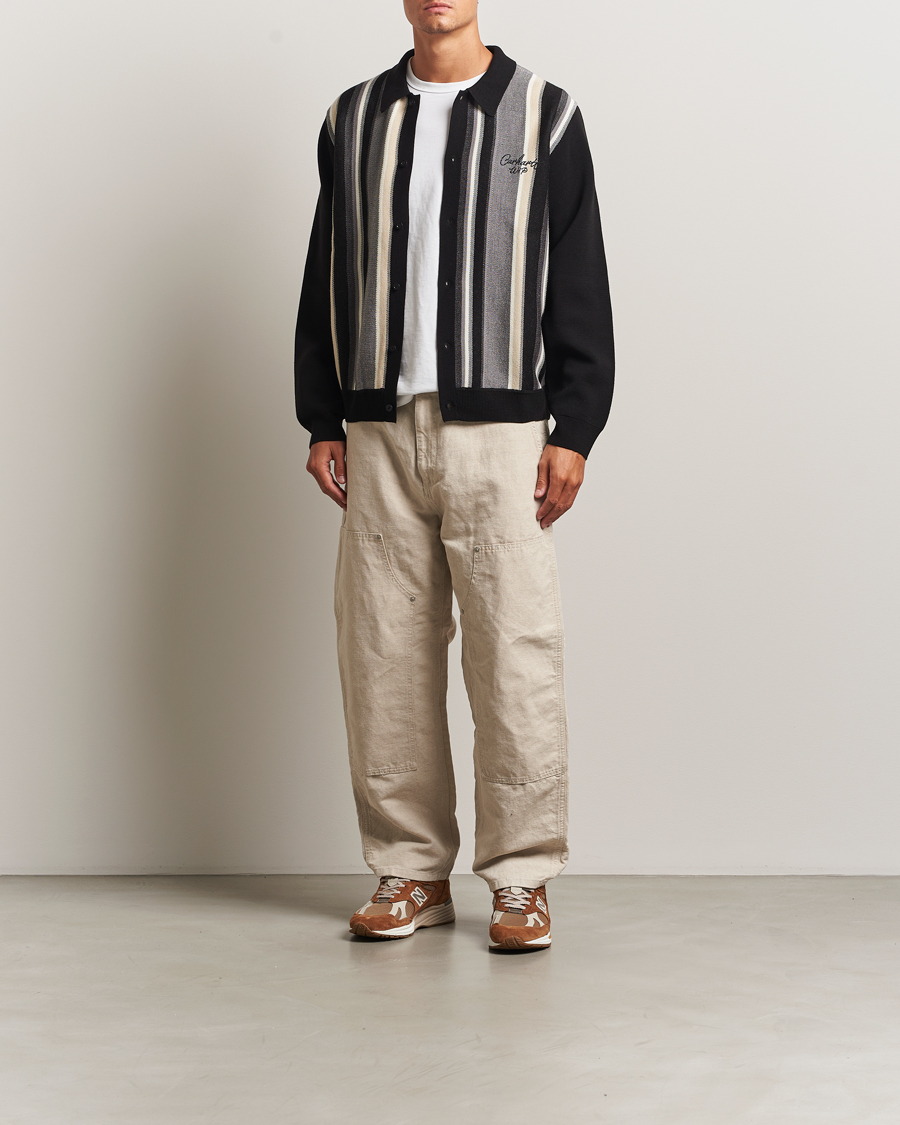 Herre | Trøjer | Carhartt WIP | Bainter Striped Cardigan Black