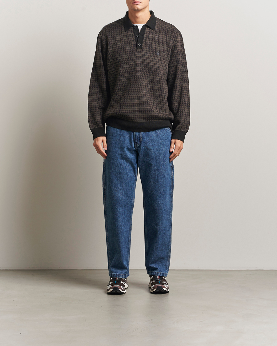 Herre | Trøjer | Carhartt WIP | Lowis Houndstooth Polo Vitola Heater