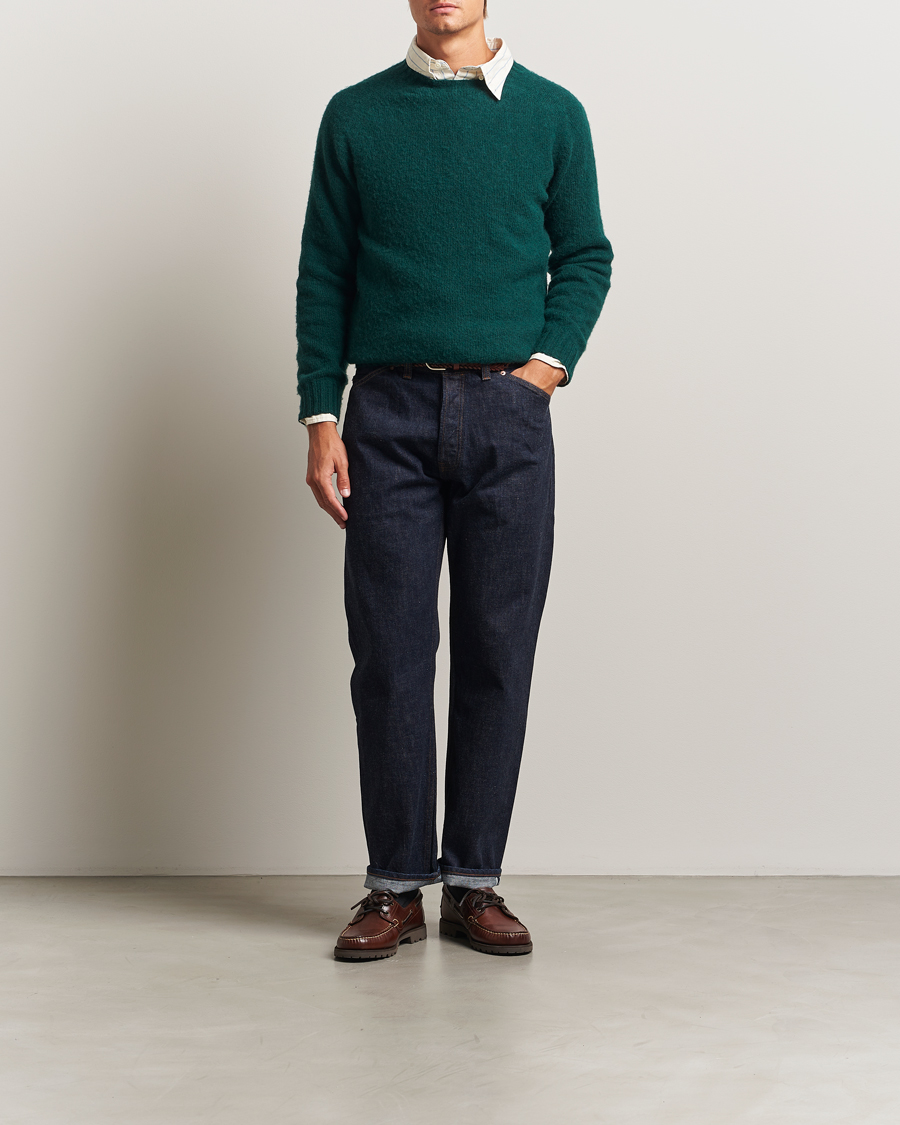 Herre | Jeans | Drake's | 5-Pocket Japanese Selvedge Jeans Indigo