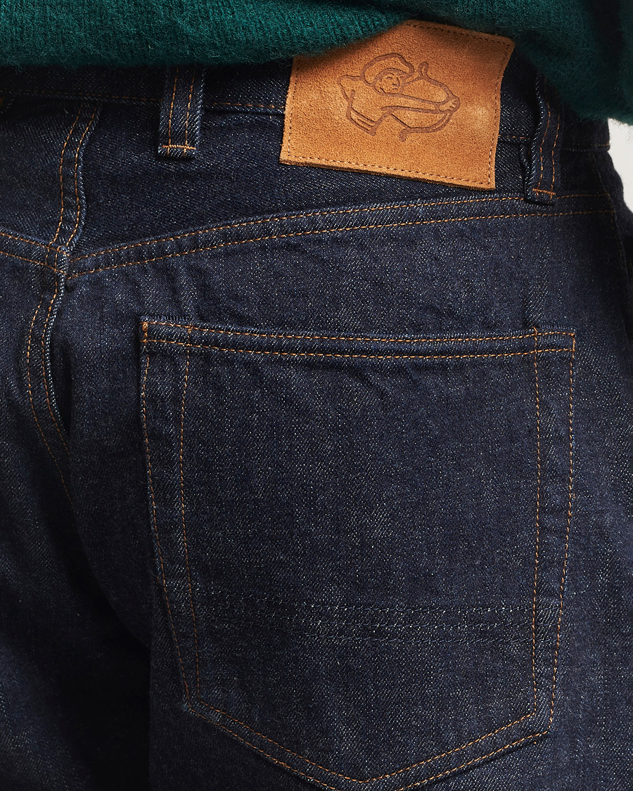 Herre | Jeans | Drake's | 5-Pocket Japanese Selvedge Jeans Indigo