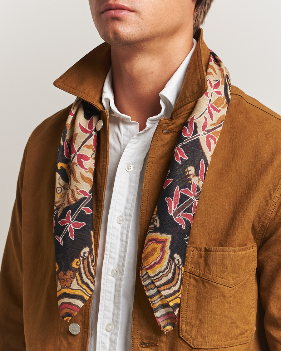 Herre | Tørklæde | Drake's | Tiger Bandana Black