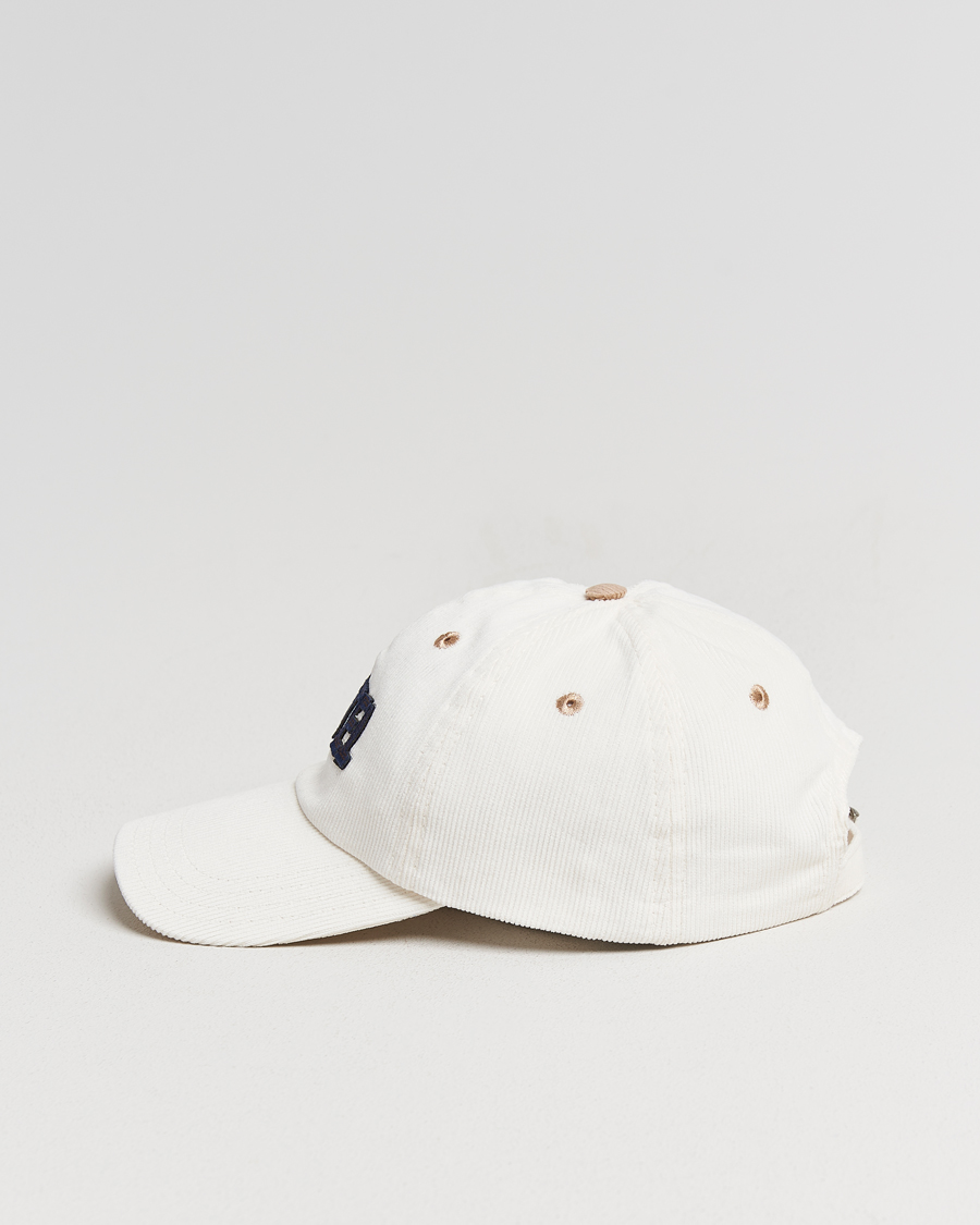 Herre | Hatte & kasketter | Drake's | Motel Felt Baseball Cap Ecru