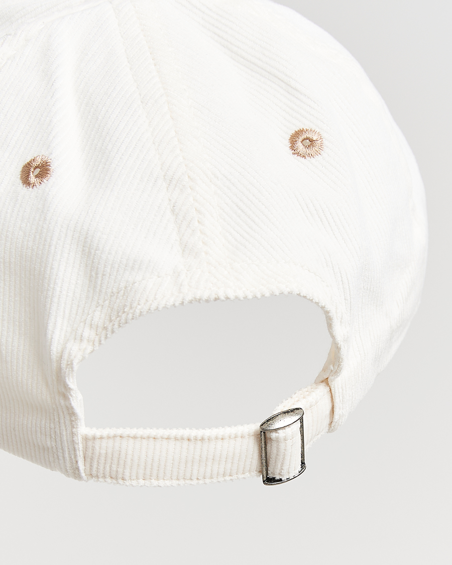 Herre | Hatte & kasketter | Drake's | Motel Felt Baseball Cap Ecru