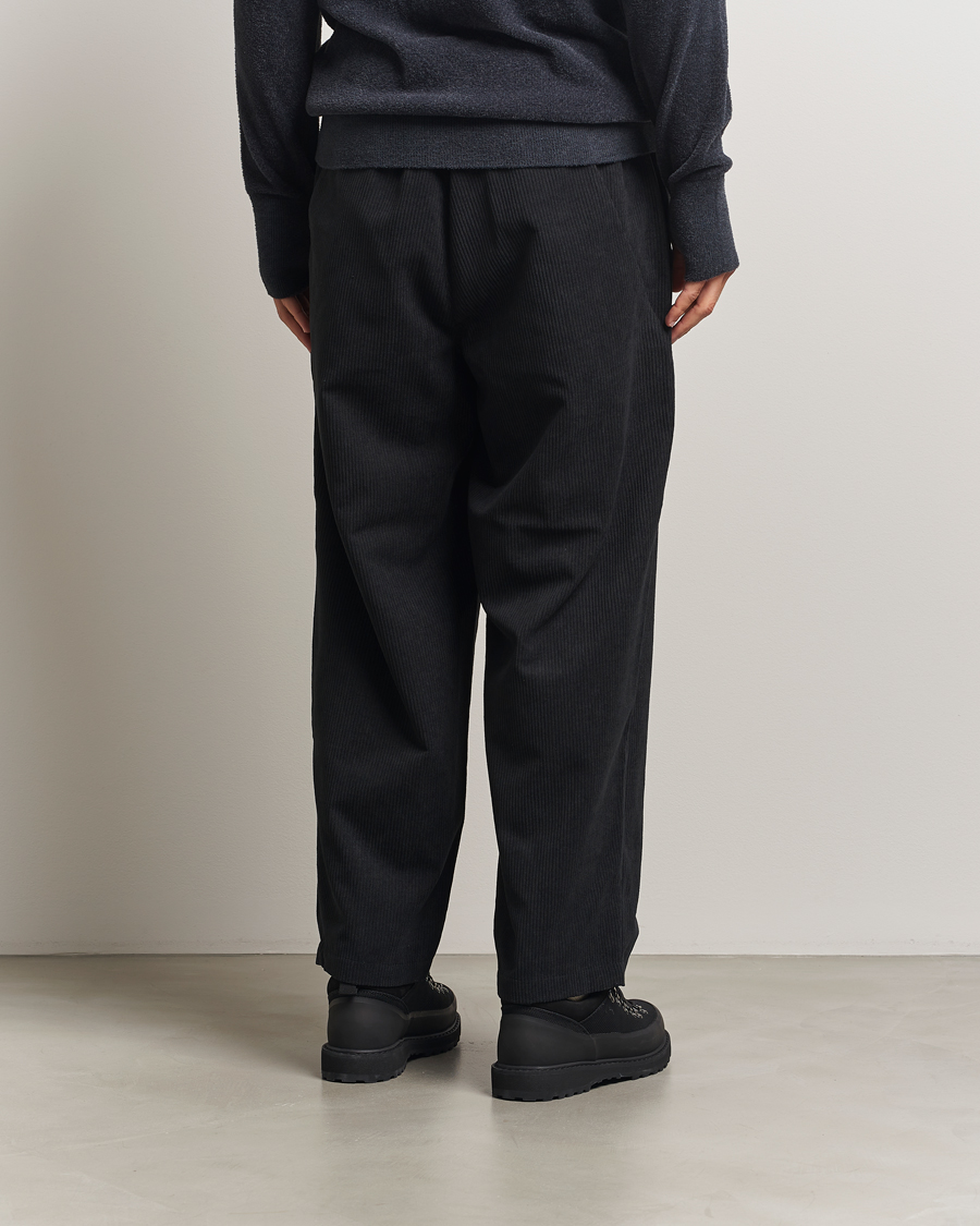 Herre | Bukser | Goldwin | Wale Corduroy Straight Pants Black