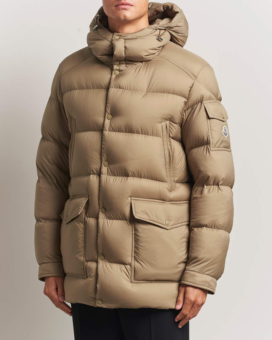 Herre | Jakker | Moncler | Bretagne Down Parka Beige