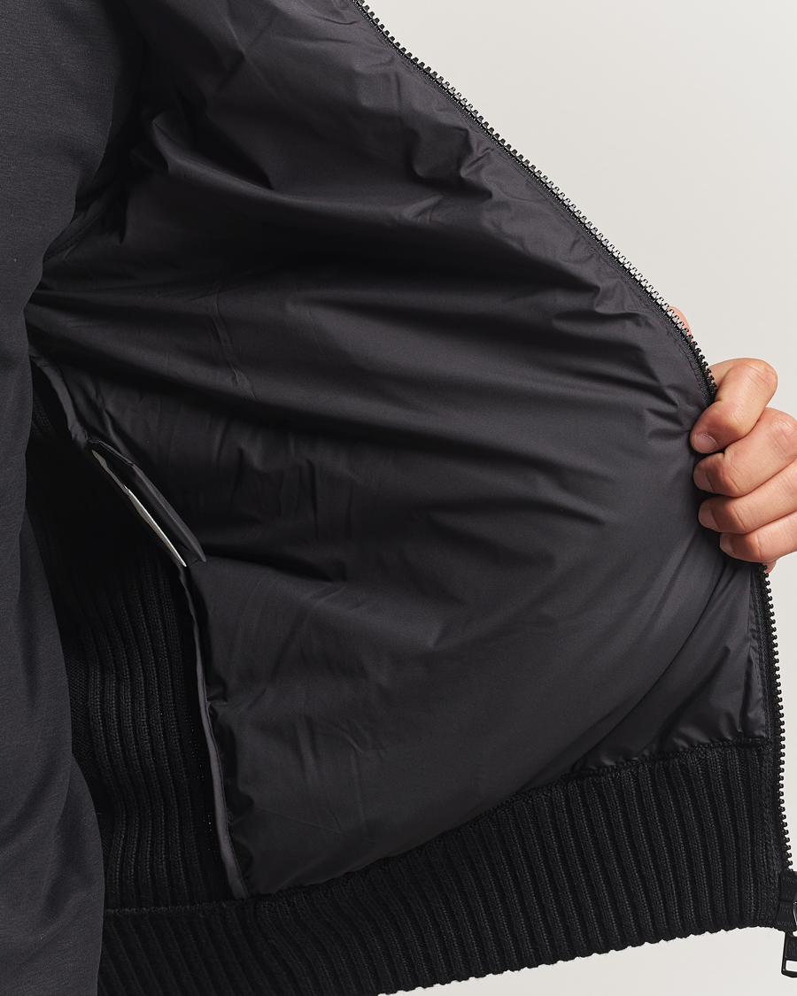 Herre | Trøjer | Moncler | Padded Zip Cardigan Black