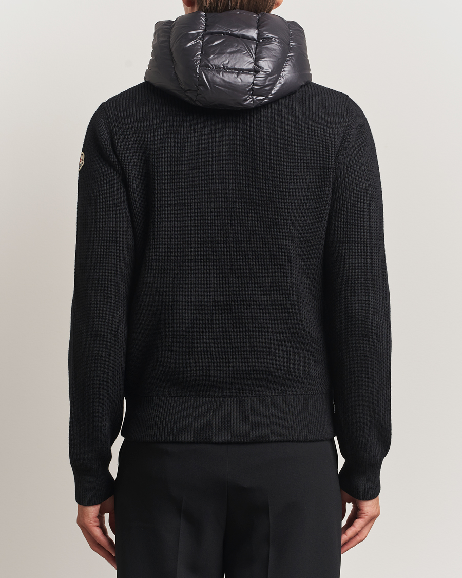 Herre | Trøjer | Moncler | Padded Hooded Cardigan Black