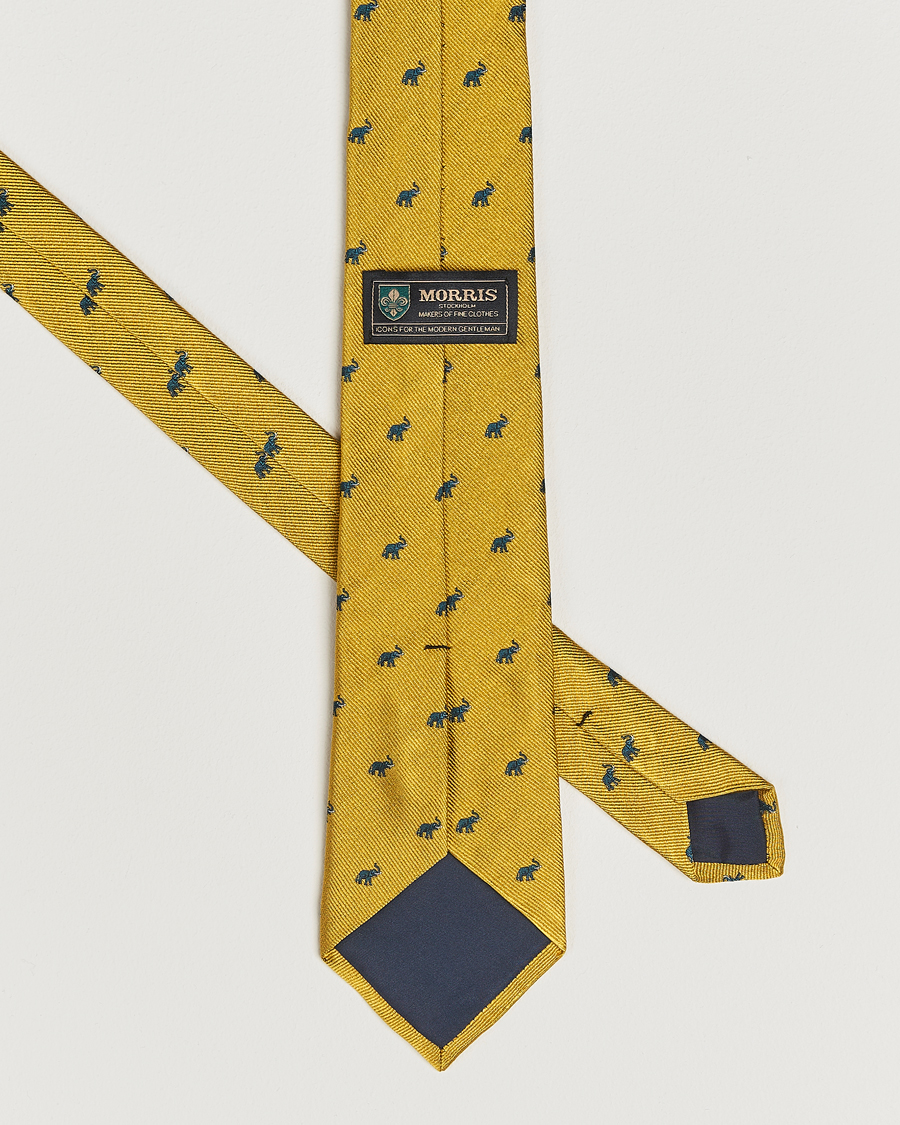 Herre | Slips | Morris | Club Tie Yellow