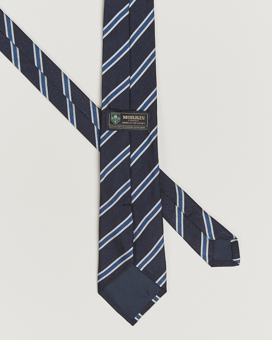 Herre | Slips | Morris | Club Tie Navy