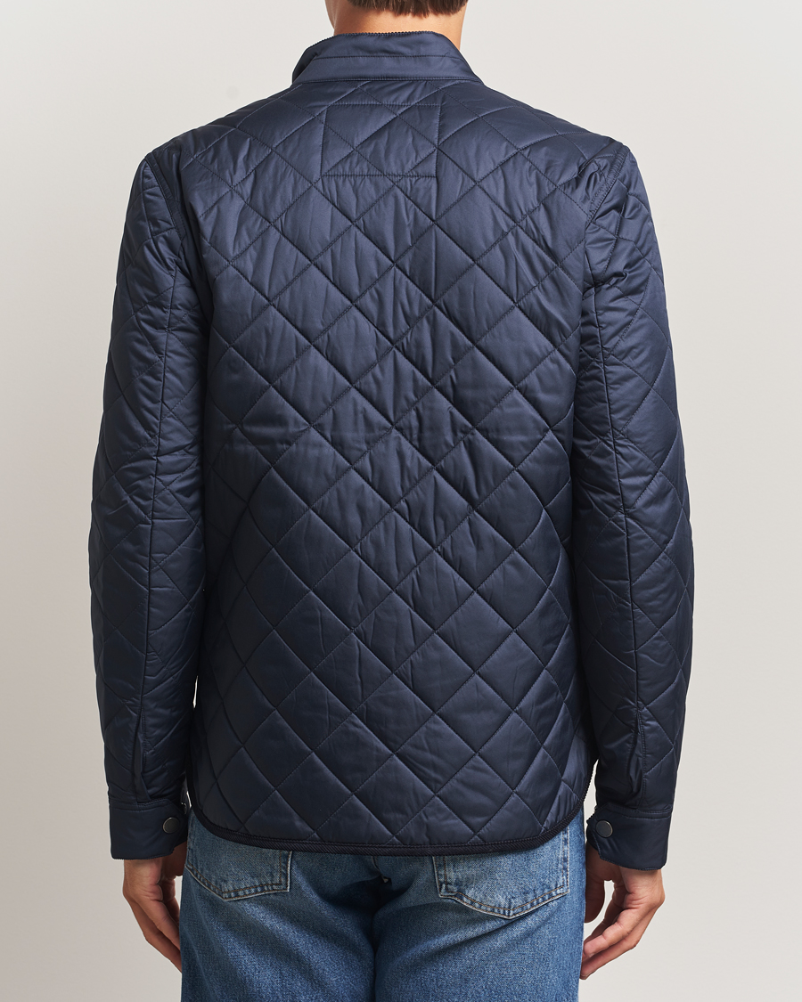 Herre | Jakker | Morris | Teddy Quilted Jacket Old Blue