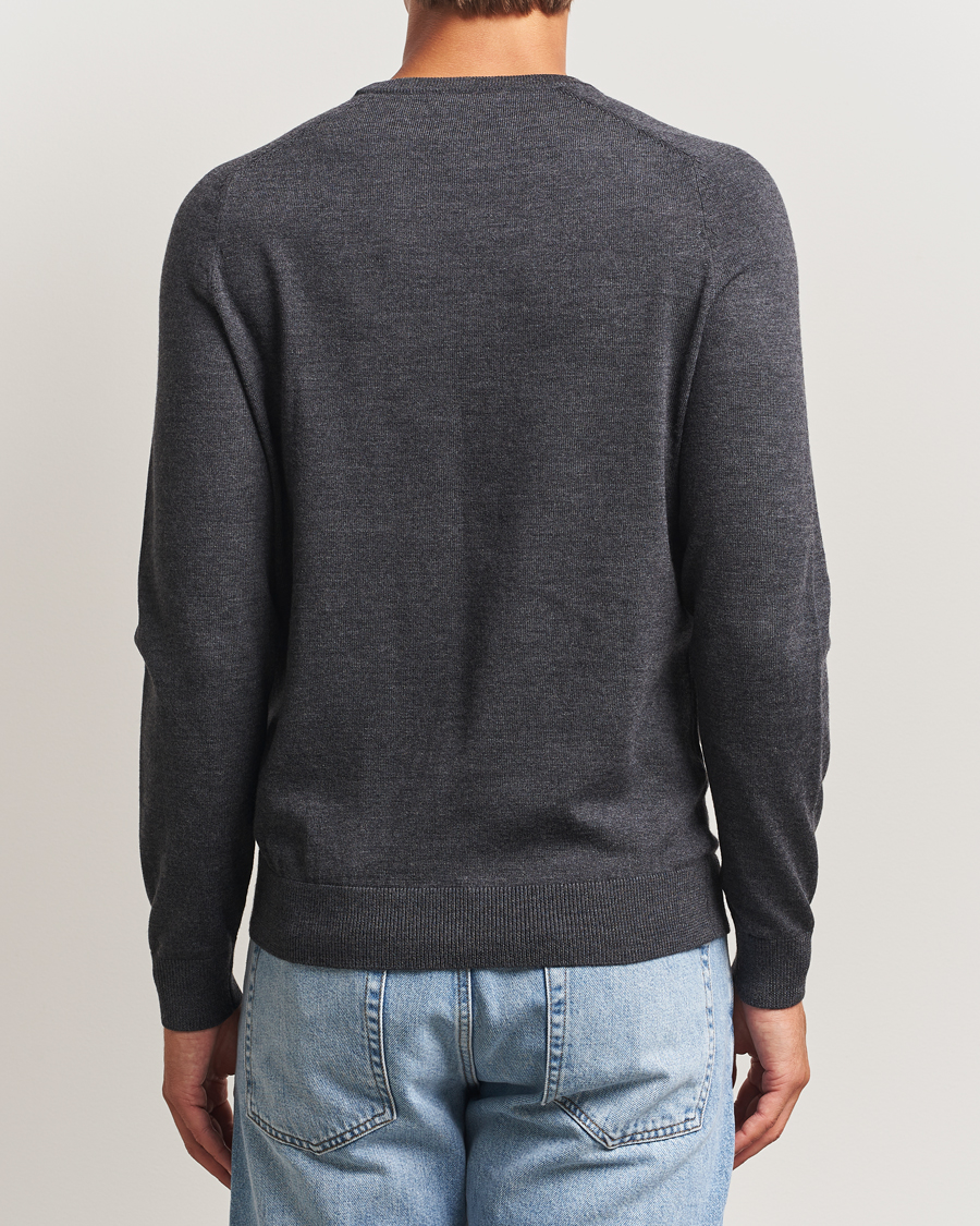 Herre | Trøjer | Morris | Merino O-Neck Grey
