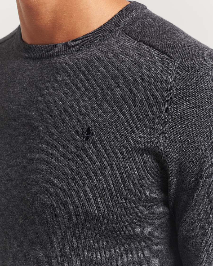Herre | Trøjer | Morris | Merino O-Neck Grey
