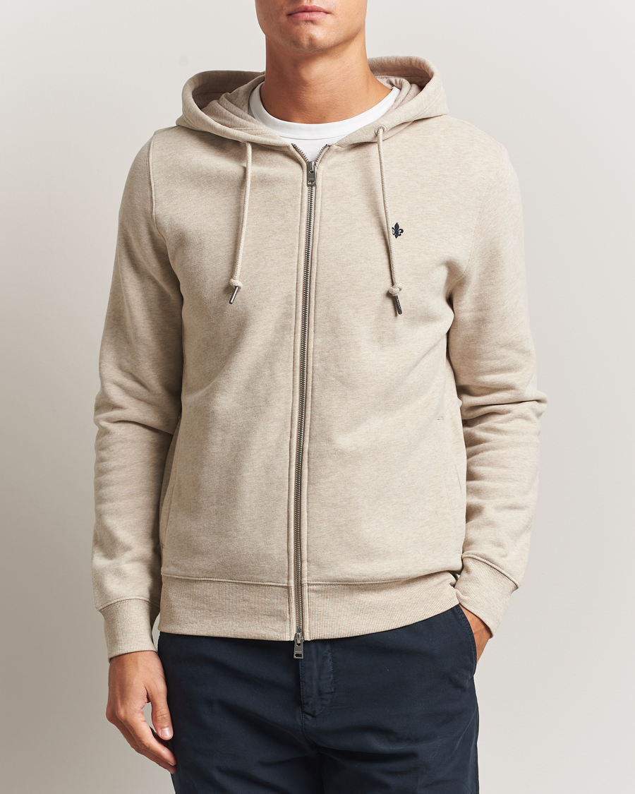 Herre | Trøjer | Morris | Brandon Lily Full Zip Hoodie Khaki