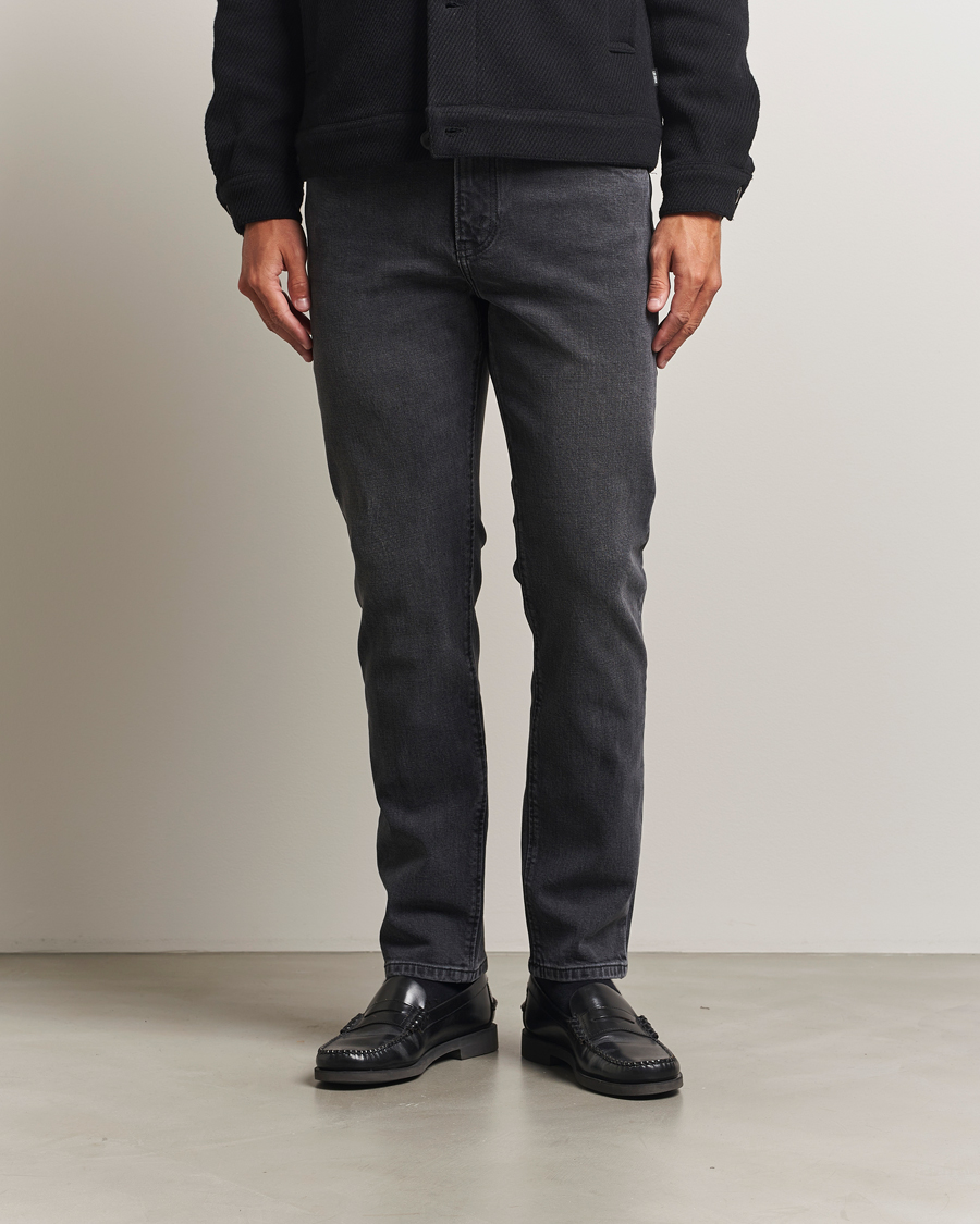 Herre | Jeans | Jeanerica | TM005 Tapered Jeans Black Overdye
