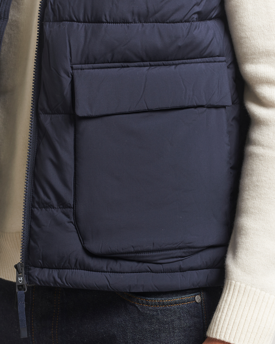 Herre | Veste | KnowledgeCotton Apparel | Puffer Vest Night Sky