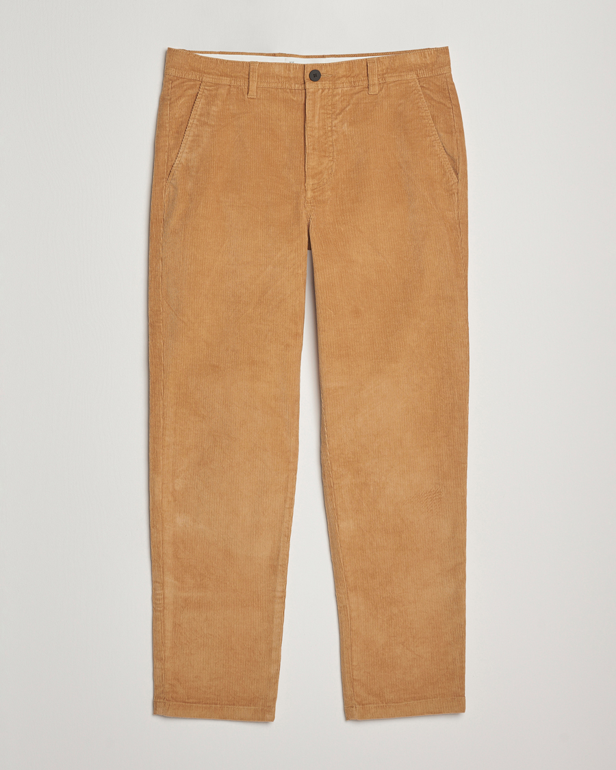 Herre | Bukser | KnowledgeCotton Apparel | Chuck Regular Cord Trousers Cinamon