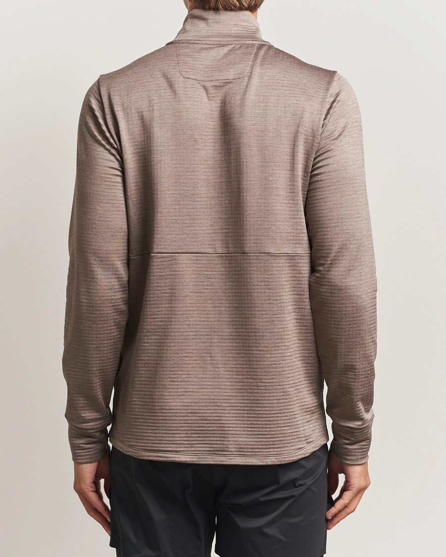 Herre | Trøjer | New Balance Running | Heat Grid Half Zip Earth Shadow Heather