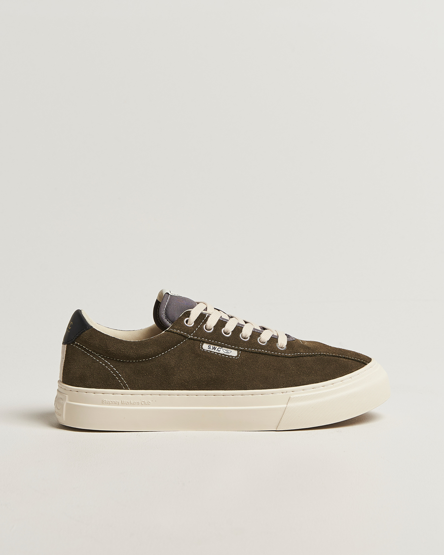 Herre | Sneakers | Stepney Workers Club | Dellow 02 Cupsole Suede Sneaker Woodland
